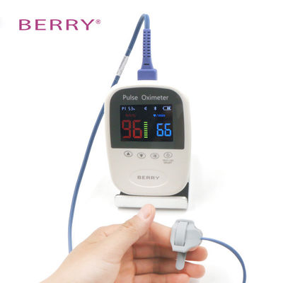 Buzzer Alarm Handheld Pulse Oximeter Blood Testing Equipments