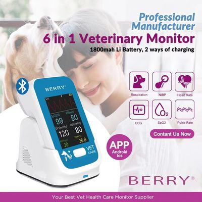 AM6200 Veterinary Monitor BLE5.0  Smart Health App 3.7V Lithium Battery